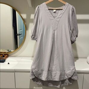Cynthia Rowley Light Gray High Low Dress